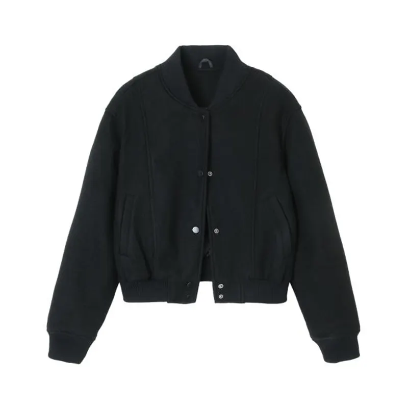 Vintage Stativkrage Dam Ylle Varsity Jacka
